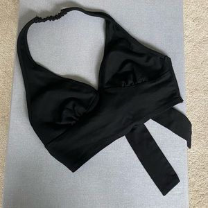 Black halter top